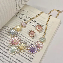 Alloy Drip Oil Flower Stud Earrings Earrings