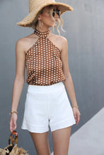 Polka Dot Grecian Neck Tank Tanks & Camis