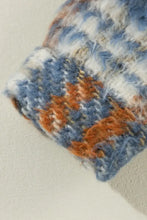 Plaid Collared Neck Jacket with Chest Pockets Woman Outerwear