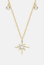 Moissanite North Star Pendant 925 Sterling Silver Necklace Gold One Size Necklaces
