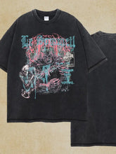 Men's Graphic Round Neck Half Sleeve T-Shirt Mens Tops