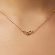 Interlocked Titanium Steel Necklace Necklaces