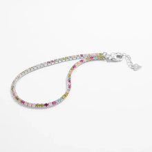 Inlaid Zircon 925 Sterling Silver Bracelet Necklaces