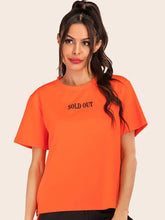 SOLD OUT Graphic Tee Orange Woman T Shirts