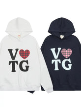 Men's Letter Graphic Long Sleeve Hoodie Mens Tops