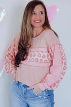 Leopard Exposed Seam Blouse Woman Blouses