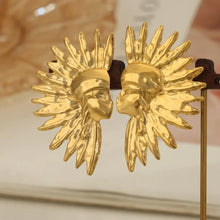 Titanium Steel Gold-Plated Earrings Earrings