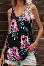Floral Scoop Neck Tank Top Floral Tanks & Camis