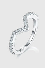 1 Carat Moissanite 925 Sterling Silver Double Layered Ring Rings