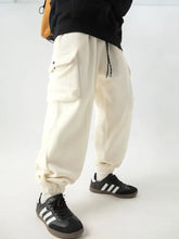 Men's Plus Size Elastic Waist Joggers with Pockets Woman Sweatpants