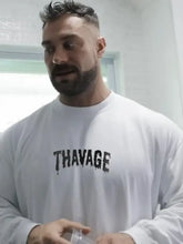 Men's Plus Size Letter Round Neck Long Sleeve T-Shirt Mens Tops