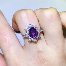 2 Carat Moissanite 925 Sterling Silver Ring Rings