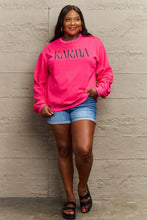 Simply Love Full Size KARMA Graphic Sweatshirt Woman Sweatshirts