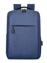 Adjustable Straps Oxford Cloth Backpack Bag Dark Blue One Size Backpacks