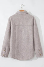 Button Up Collared Neck Long Sleeve Jacket Casual Dresses