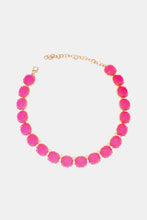 Zinc Alloy Resin Necklace Hot Pink One Size Necklaces
