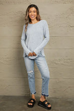 Mandy Buttoned Hem Detail Ribbed Top Woman T Shirts