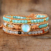 Opal Beaded Layered Bracelet Necklaces