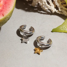 Stainless Steel Star Clip On Earrings Earrings