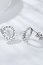 Moissanite Platinum-Plated Earrings Earrings
