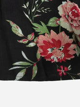 Plus Size Floral Flare Sleeve Dress Woman Maxi Dress