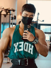 Men's Plus Size Round Neck Letter Graphic Tank Mens Tops