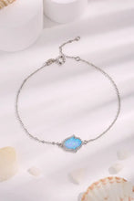 Opal 925 Sterling Silver Bracelet Sky Blue One Size Necklaces