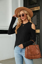 Dropped Shoulder Long Sleeve Blouse Woman Blouses