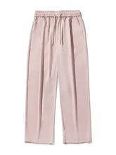 Men's Plus Size Drawstring Wide Leg Pants Blush Pink Woman Sweatpants