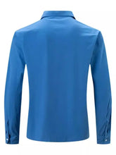 Men's Full Size Button Up Long Sleeve Shirt Plus Size Mens Tops