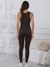 Half Zip Wide Strap Active Jumpsuit Woman Activewear