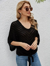 Openwork Batwing Sleeve Cover-Up Swimwear Cover-Ups