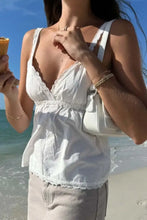 Lace Detail V-Neck Cami Tanks & Camis