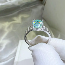 2 Carat Moissanite 925 Sterling Silver Ring Rings