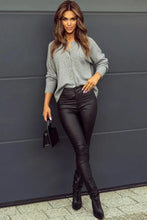 Openwork Button Down Long Sleeve Cardigan Woman Outerwear