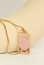 Tarot Card Pendant Copper Necklace Necklaces