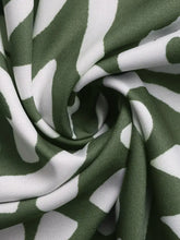 Side Slit Printed Tie Neck Dress Casual Dresses