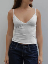 Lace Trim V-neck Cami Top Tanks & Camis