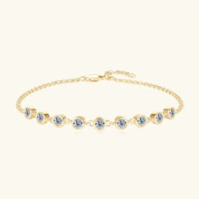 Inlaid Moissanite 925 Sterling Silver Bracelet Bracelets