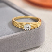 925 Sterling Silver Moissanite Ring Gold Fine Jewelry