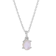 Moonstone 925 Sterling Silver Necklace Necklaces