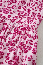 Floral Cutout Back Square Neck Maxi Dress Woman Maxi Dress