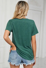 Short Sleeve V-Neck T-Shirt Woman T Shirts