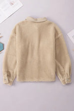 Collared Neck Button Down Jacket Woman Outerwear