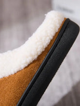 Contrast Round Toe Flat Slippers Woman Slippers