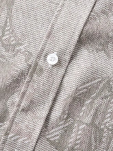 Men's Vintage Print Short Sleeve Casual Shirt Mens Tops