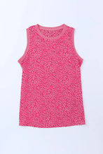 Printed Round Neck Tank Tanks & Camis
