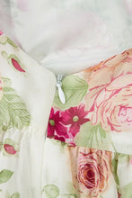 Floral Bubble Sleeve Sweetheart Neck Ruffle Mini Dress Woman Casual Dress