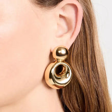18K Gold-Plated Cutout Earrings Earrings