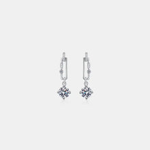 2 Carat Moissanite 925 Sterling Silver Earrings Silver One Size Earrings